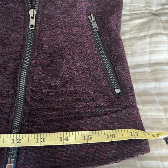 Cupcakes and Cashmere Bikita Chenille Cropped Moto Jacket Sz S Biker - Picture 7 of 10